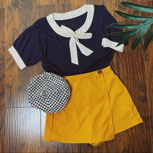 URBAN OUTFITTERS Mustard Yellow Skort